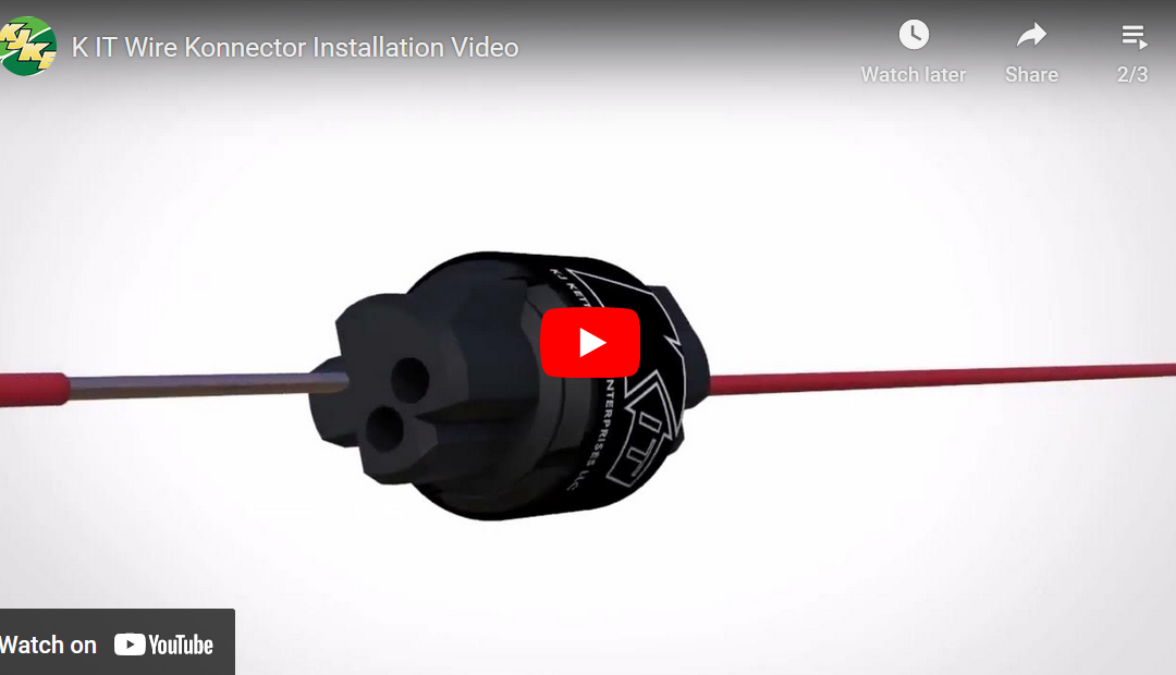 K-IT Wire Konnector Installation Video