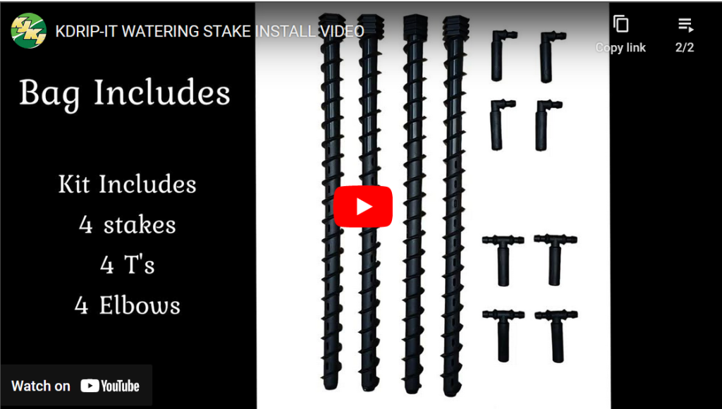 KDRIP-IT WATERING STAKE INSTALL VIDEO thumbnail