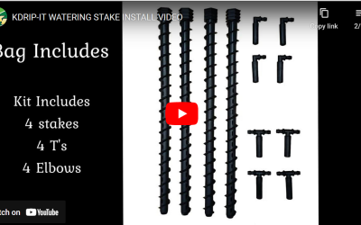 KDRIP-IT WATERING STAKE INSTALL VIDEO